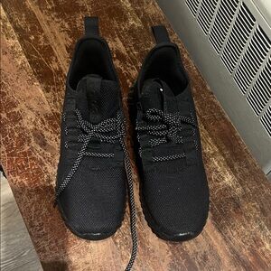 adidas Black Men's Sneakers with Patterned Laces